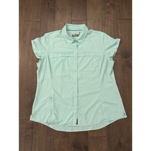 Magellan Outdoors‎ Women's Mint Fishing Moisture Wick Semi-Fitted Size 2X Shirt